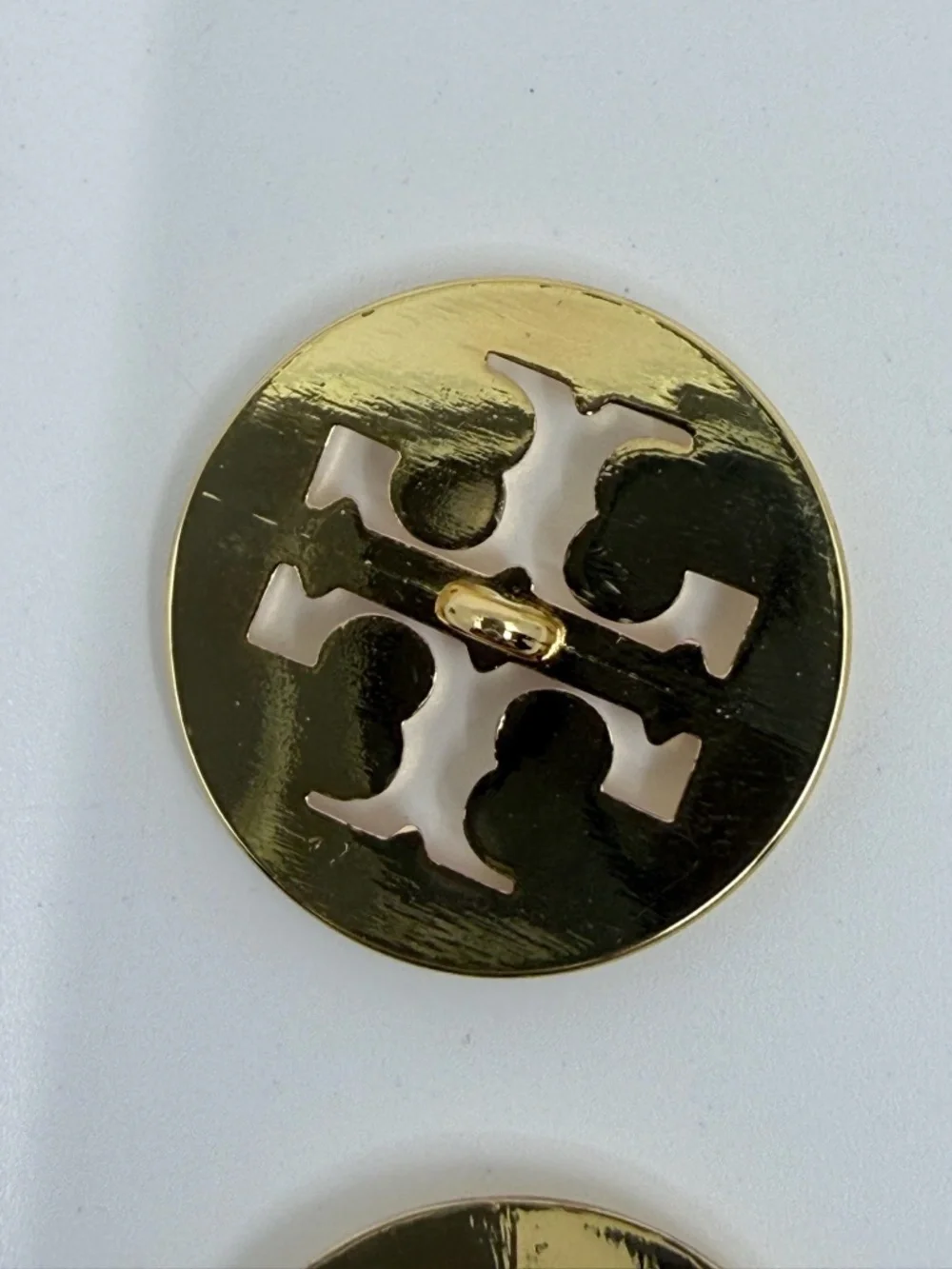 Five Gold Finish Tory Burch Buttons